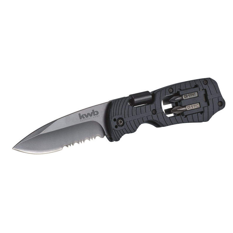 Cuchillo Plegable + Portapuntas Acero PH KWB 49016620-3