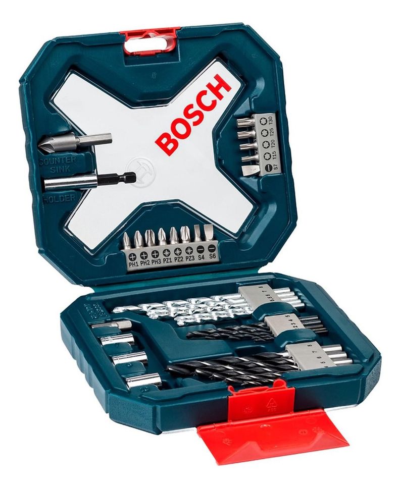 Set Puntas Y Brocas 34 Pzs Bosch X-line 2607017405-0