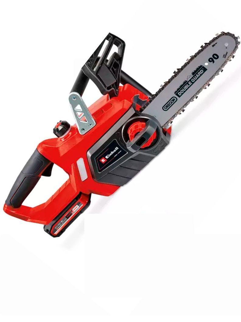 Kit Motosierra Inal. Einhell Ge-lc 18/25-1 -inc. Carg Y Bat Rojo 4 Kg
