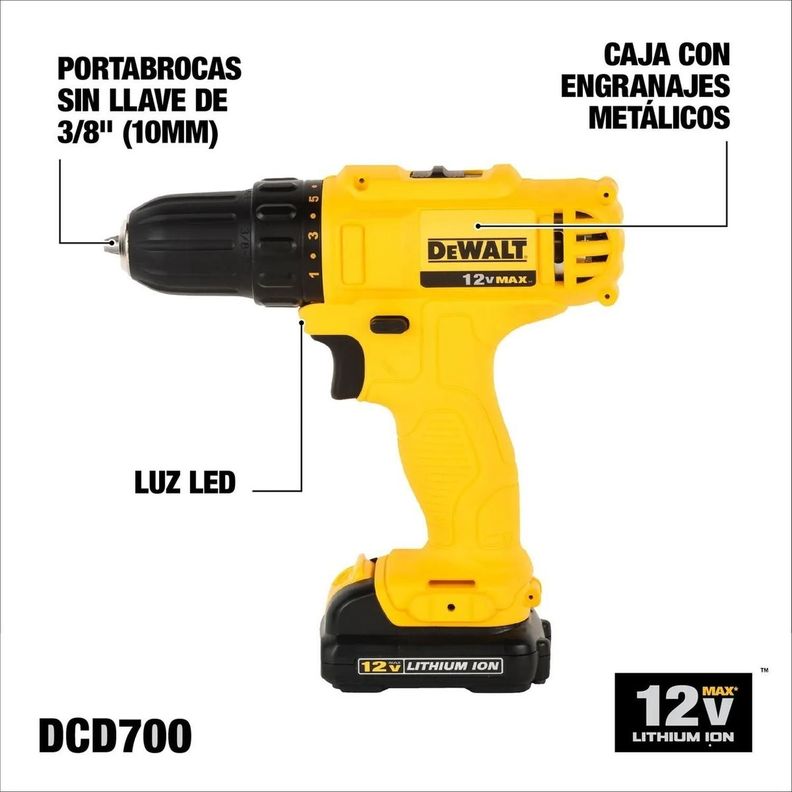 Kit Taladro Y Atornillador De Impacto Dewalt Dck199c2-5
