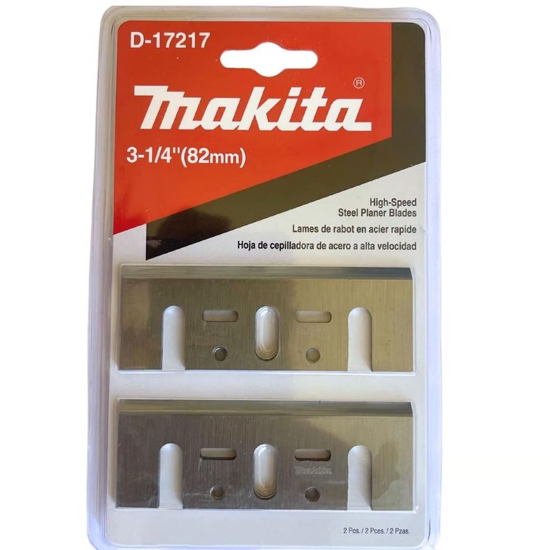 Cuchillo de Cepillo 82mm Acero Hss Makita D-17217-0