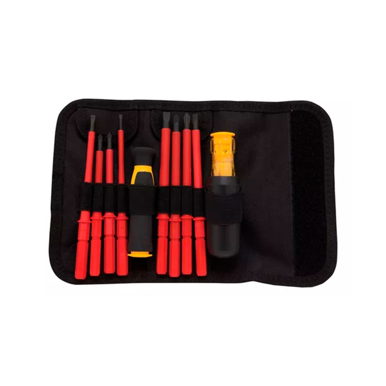 Kit 10 pzas Destornilladores Aislados Dewalt Dwht66417-2