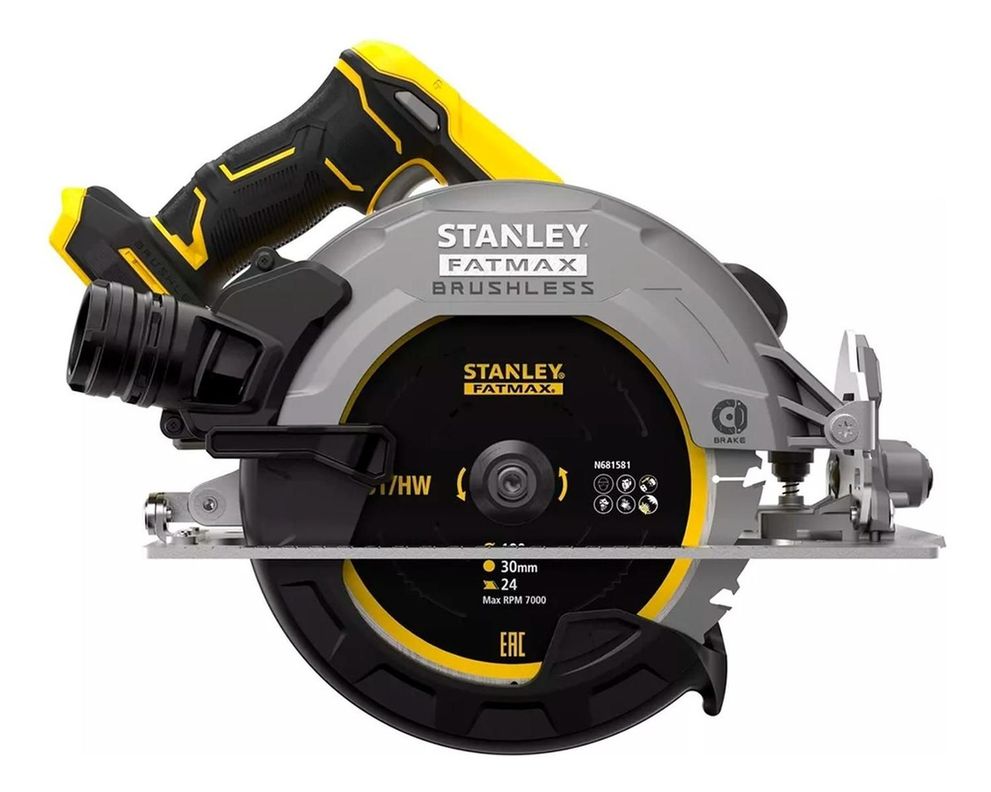 Sierra Circular 7-1/4 Inal. 20v Stanley Sbc550-b2 - Sin Bate-0
