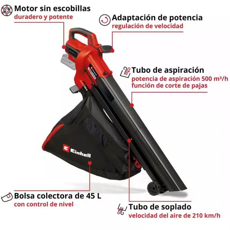 Aspirador/soplador De Hojas Einhell Venturro 18/210-1