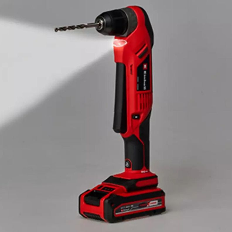 Kit Taladro Angular Einhell Te-ad 18 + Carg Y Bat 2,5 Ah-5