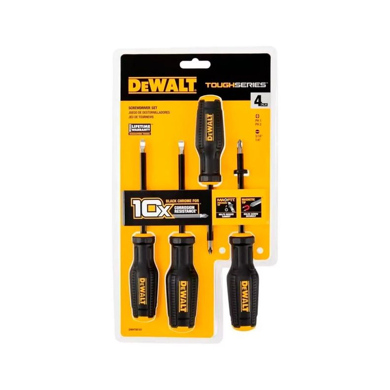 Set 4 Destornilladores Maxfit Dewalt Dwht65101-2