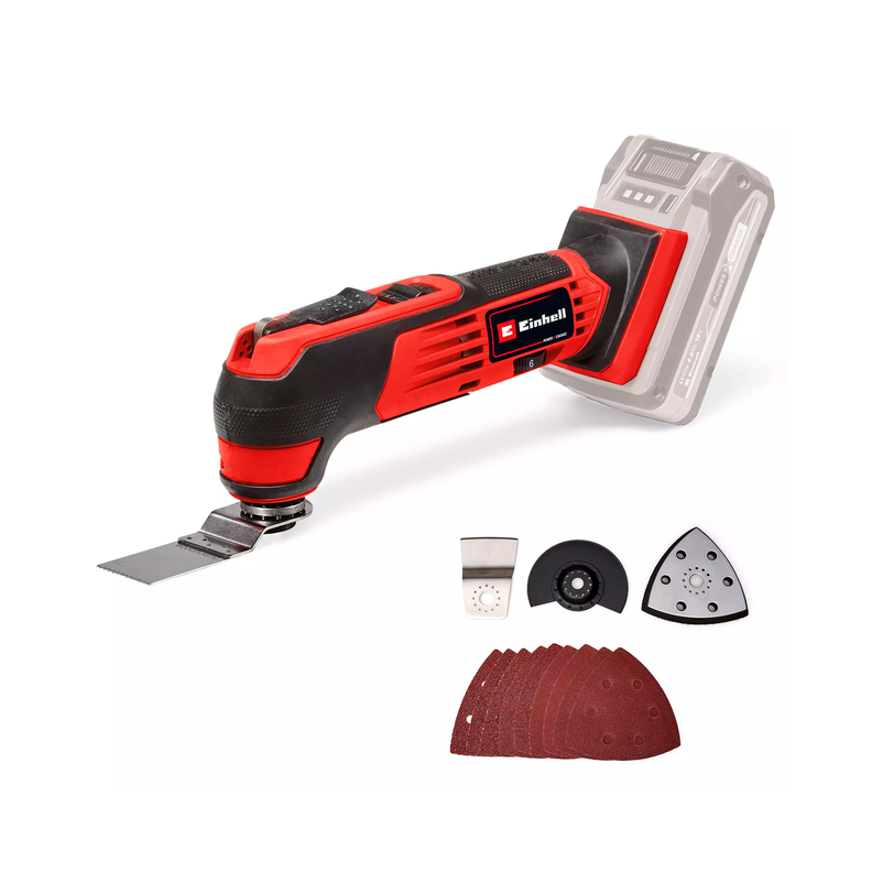 Multiherramienta Oscilante Inal. Einhell TE-MG 18/1 - Sin Bat.-0