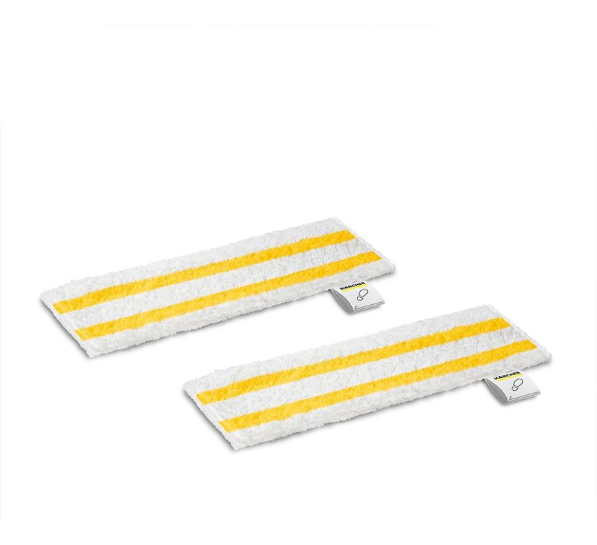 Set Panos Microfibra Limpiadoras A Vapor Karcher Blanco