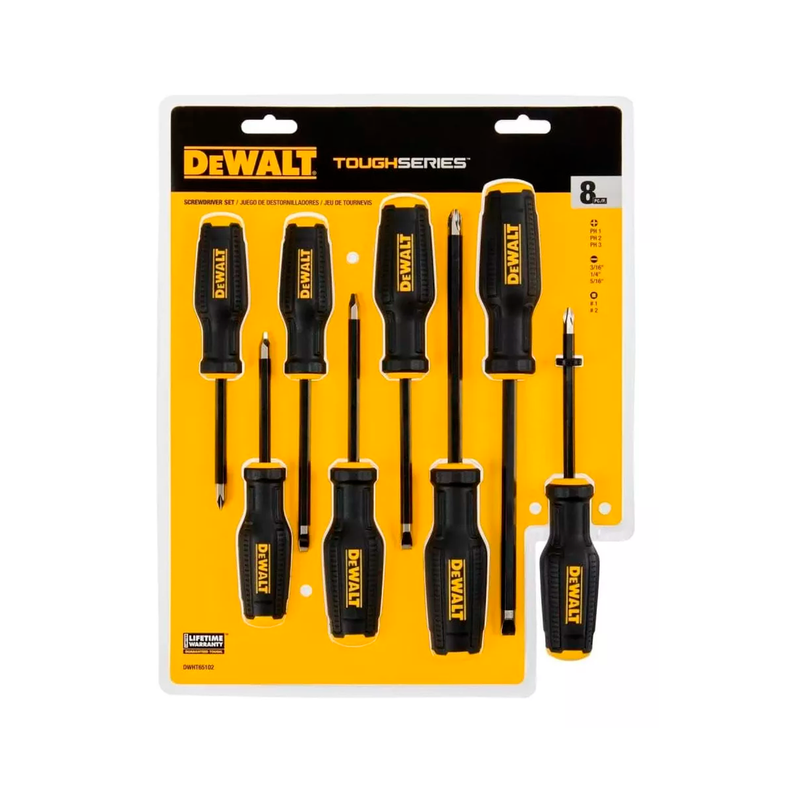 Set 8 Destornilladores Toughseries Dewalt Dwht65102-4