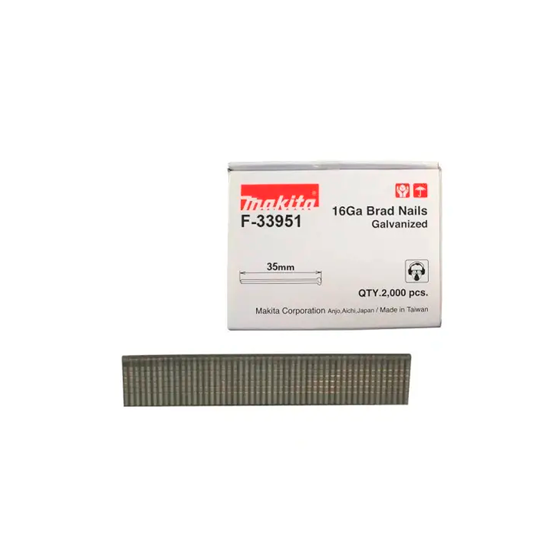 Caja clavo galvanizado 16GA 35mm Makita F-33951-0