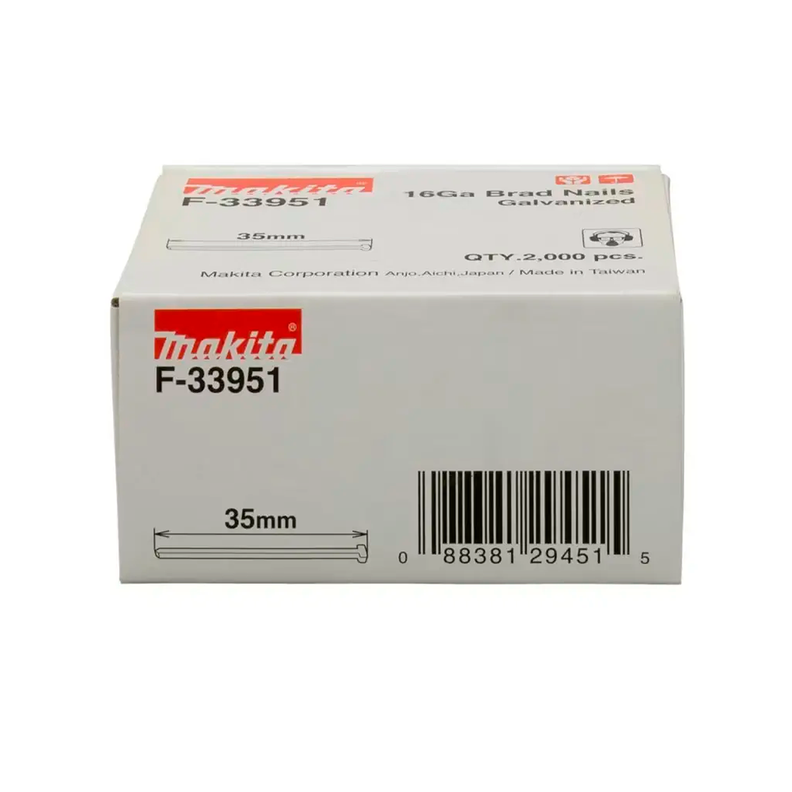 Caja clavo galvanizado 16GA 35mm Makita F-33951-1