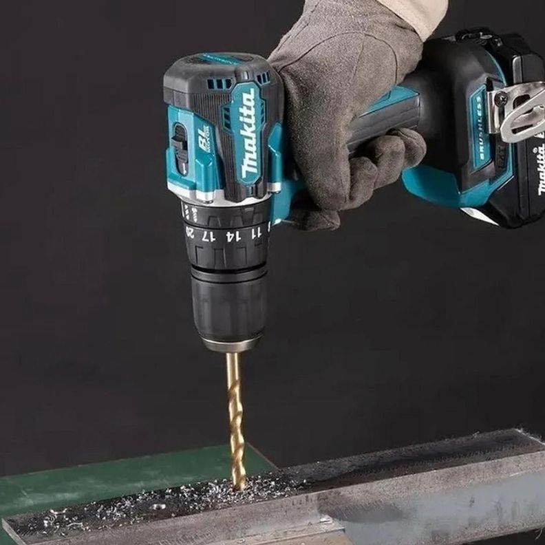 Kit Taladro Percutor + Atornillador Impac 18v Makita DLX2414YX7-2