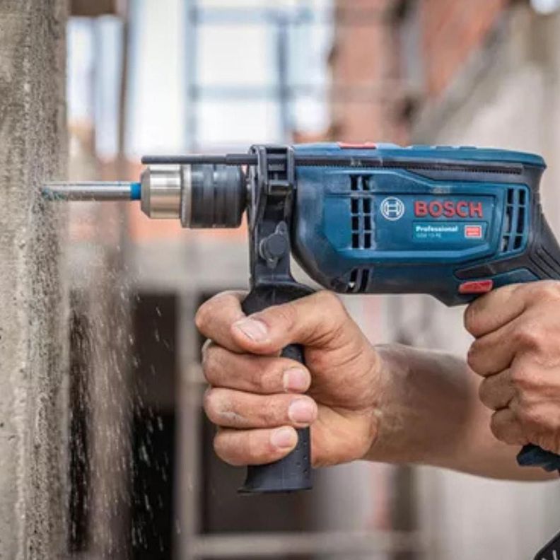 Taladro Percutor Bosch Gsb 13 Re 750w 220v Maletín-4
