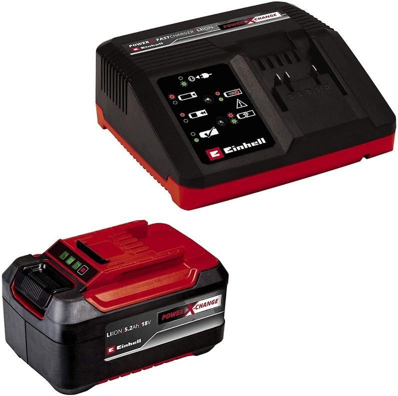 Kit Cargador Y Bateria Einhell Pxc 5,2 Ah-0