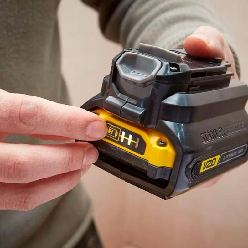 Adaptador De Batería Ión De Litio 20v Stanley Sba100-b2-4