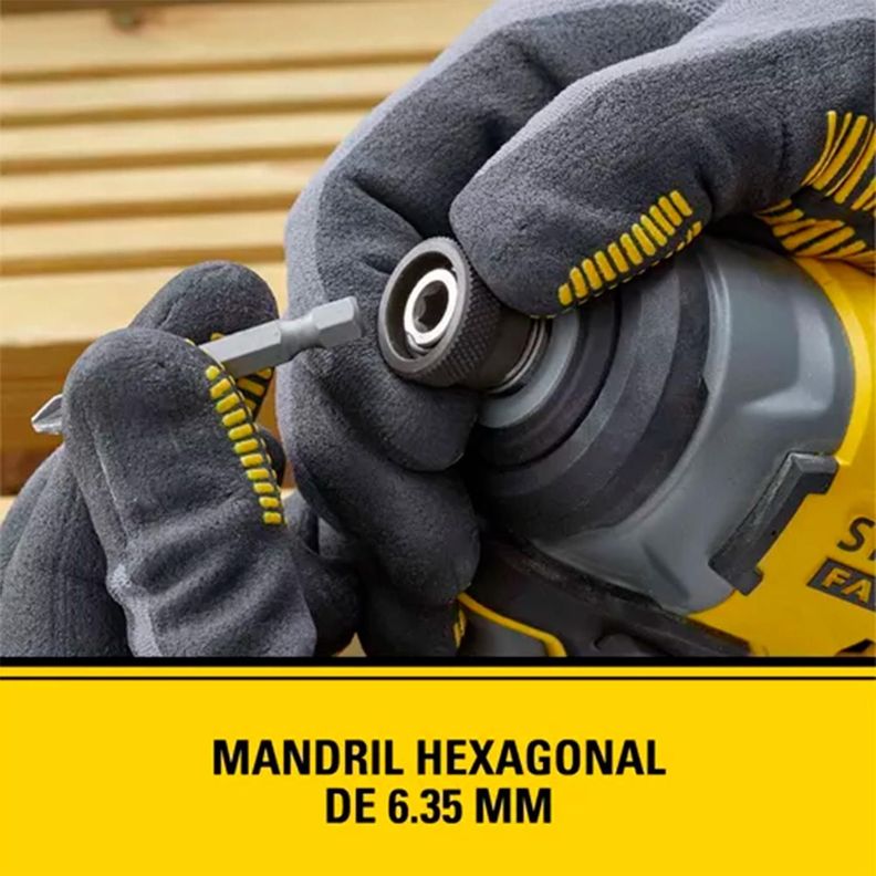 Kit Atornillador De Impacto V20 Fatmax Stanley Sbi810d2k-b2-3