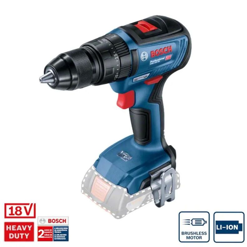 Taladro Percutor Inalámbrico Bosch Gsb 18v-50 - Sin Baterías-3