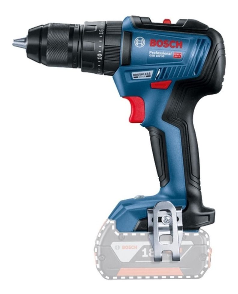 Taladro Percutor Inalámbrico Bosch Gsb 18v-50 - Sin Baterías-6