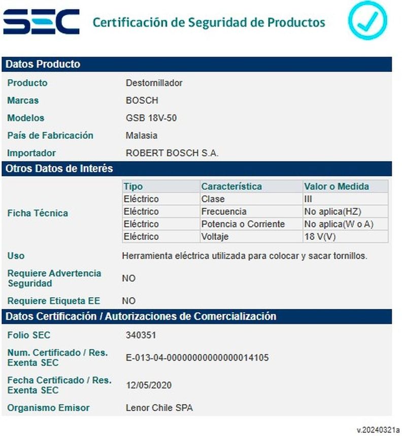 Taladro Percutor Inalámbrico Bosch Gsb 18v-50 - Sin Baterías-7