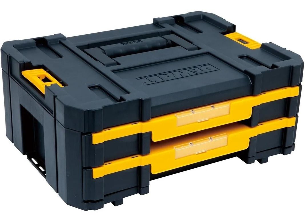 Caja Con Doble organizador 7.5kg Tstak Dewalt Dwst17804-1