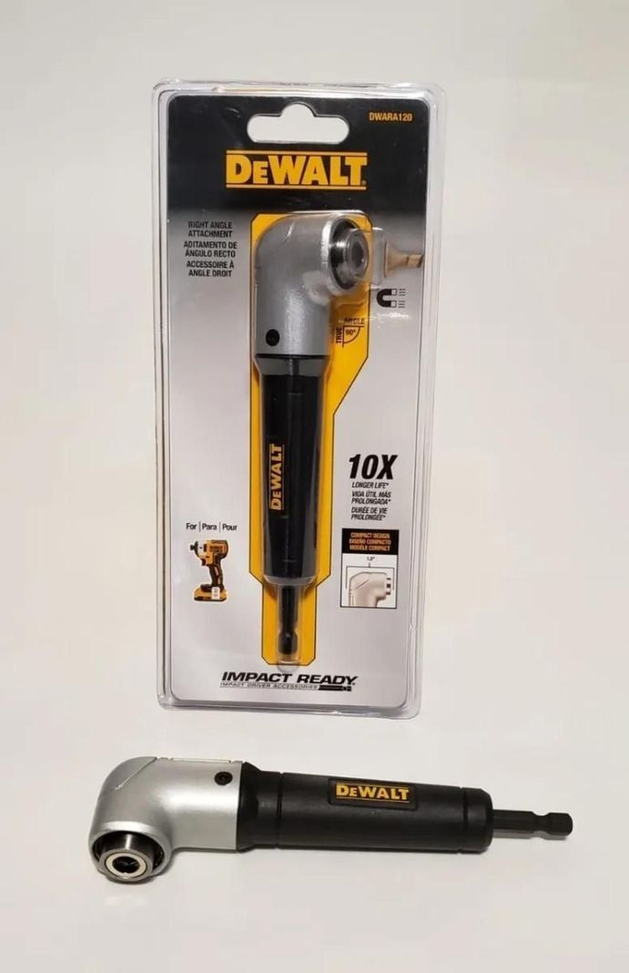 Adaptador Para Atornillar 90° Impact Ready® Dewalt Dwara 120-3