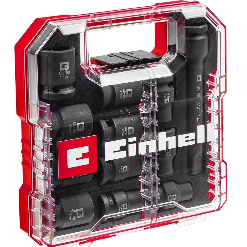 Set 12 Dados de Impacto Einhell 109283 Rojo 6 Kg