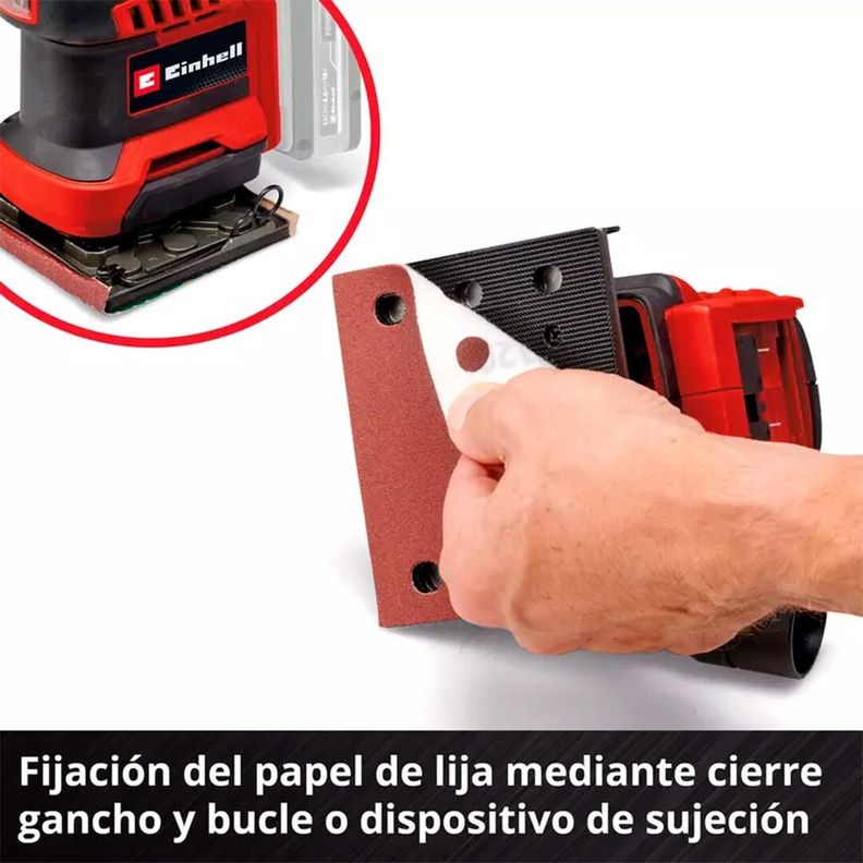 Lijadora Inal. Einhell TE-OS 18/113 3X Li - Sin Baterías-7