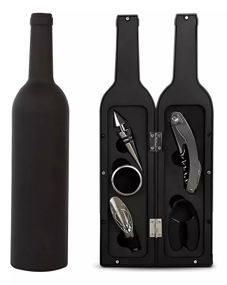 ACCESORIOS PARA VINOS KIT DE LUJO DE 5 PIEZAS-0