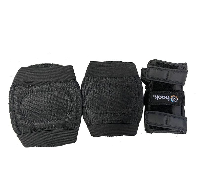 Set De Protecciones (rodilla-codo-muñeca) 309 Negra S-1