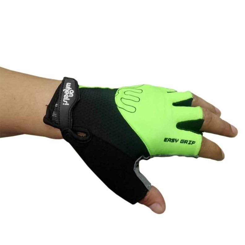 Guante Corto Para Ciclismo Onwheels Verde/negro-2