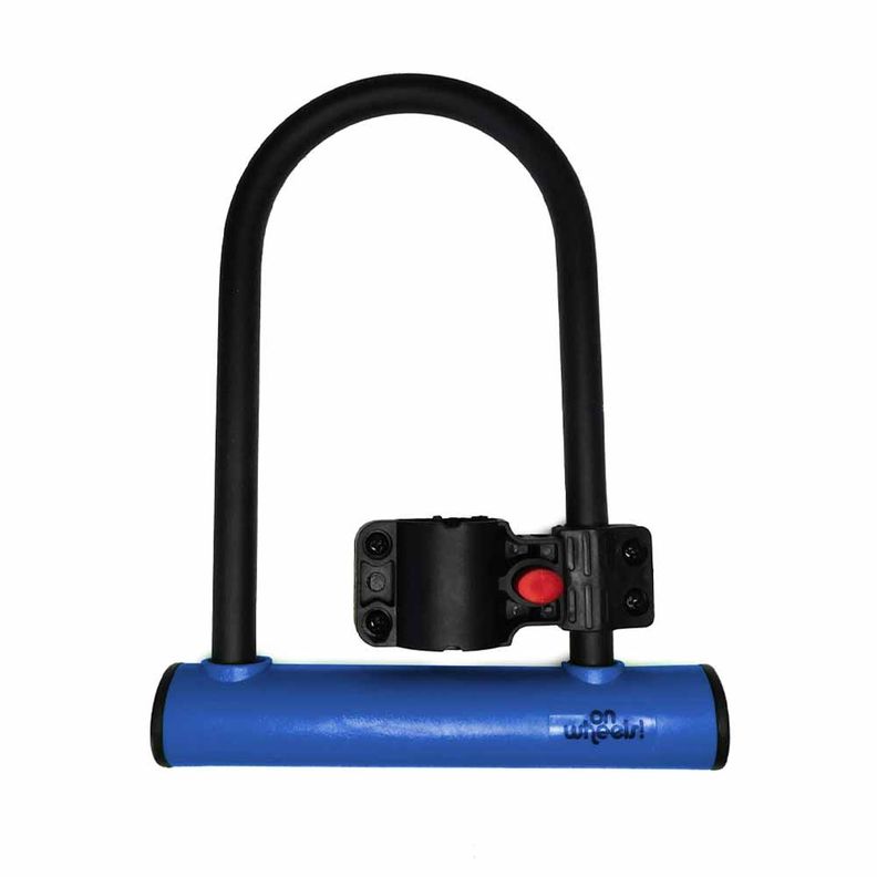 Candado U-lock Onwheels Corto Con Soporte - Azul-0