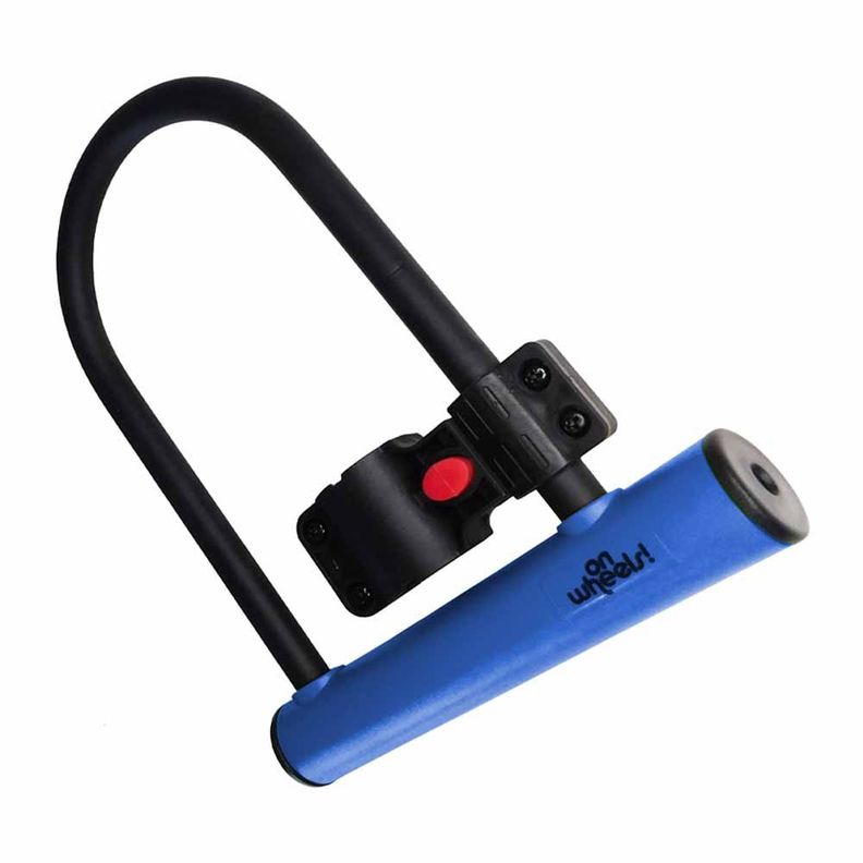Candado U-lock Onwheels Corto Con Soporte - Azul-2