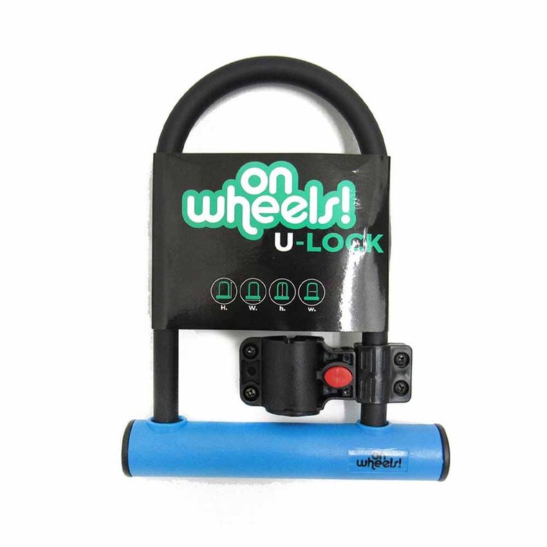 Candado U-lock Onwheels Corto Con Soporte - Azul-5