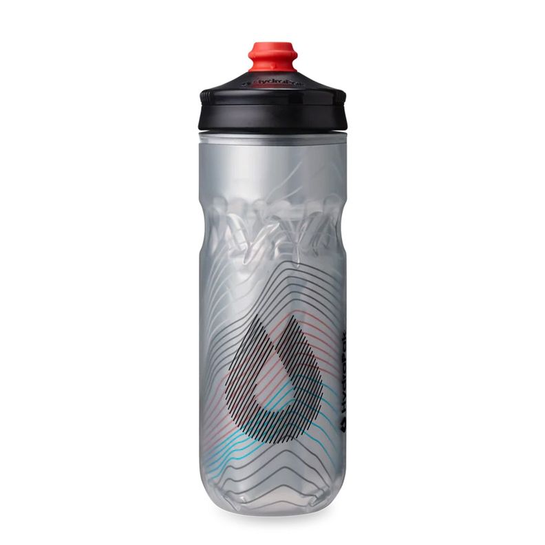 Botella Hydrapak Surge Antiderrame 600ml Ascent Silver Plata