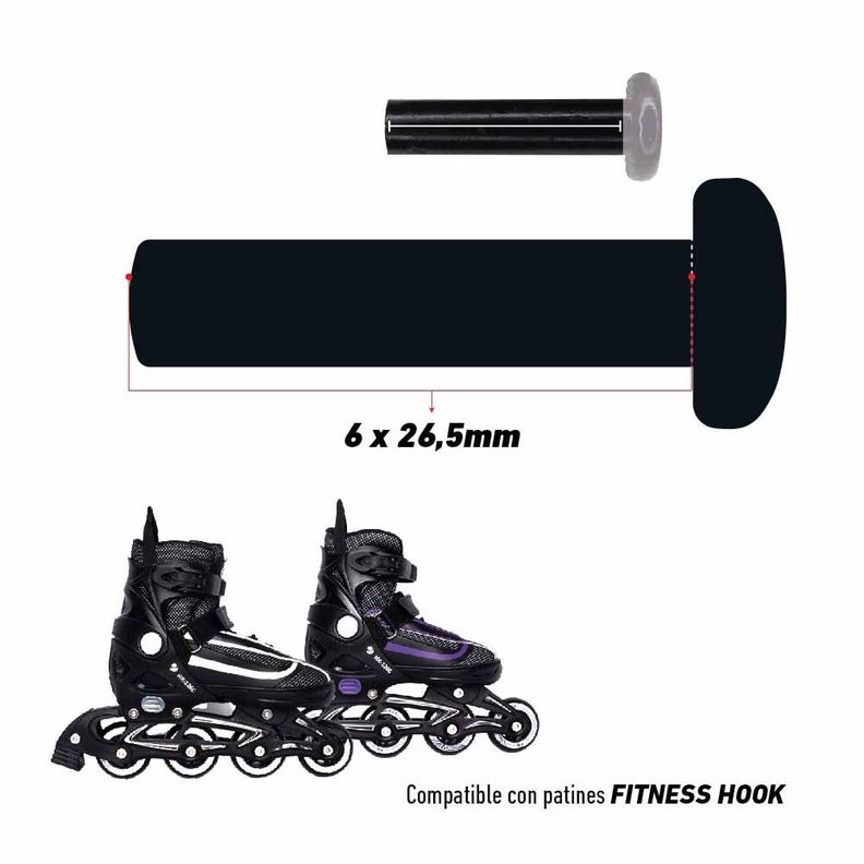 Set De 8 Pernos Para Patines Fitness Y Power-4