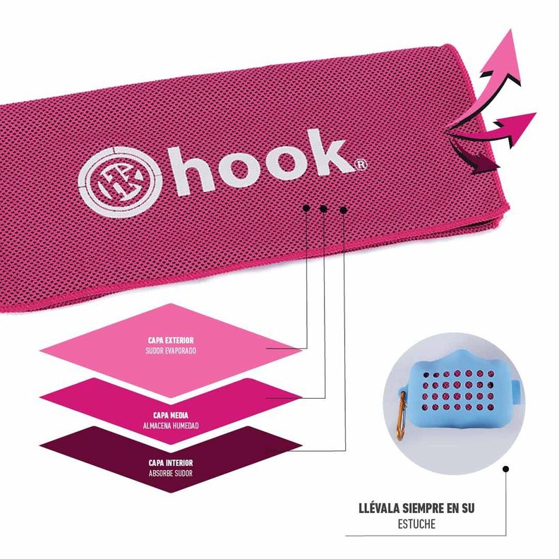 Toalla Microfibra Deportiva Pink Hook-3