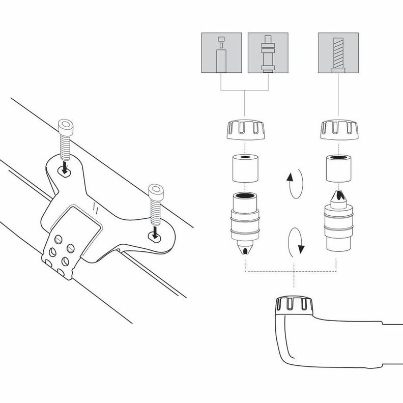 Bombín Mini Rookie Xl De Mano Para Bicicleta-4
