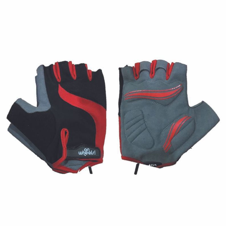 Guante Corto Onwheels Rojo/negro-1