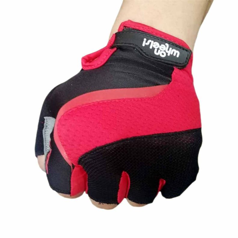 Guante Corto Onwheels Rojo/negro-2