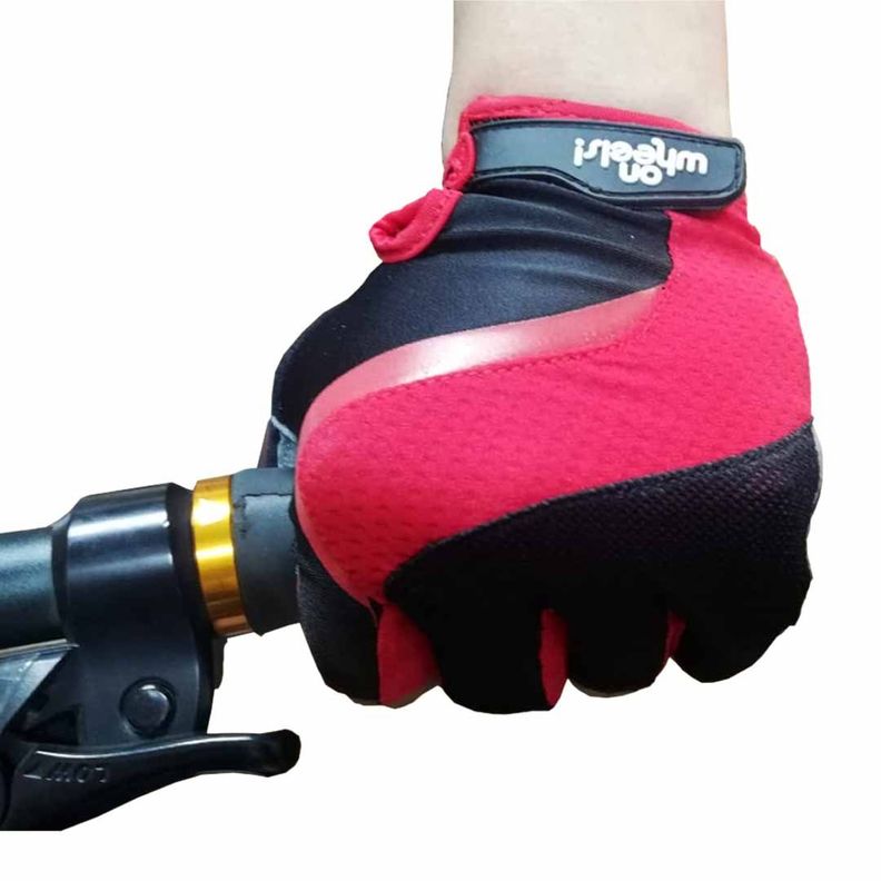 Guante Corto Onwheels Rojo/negro-3
