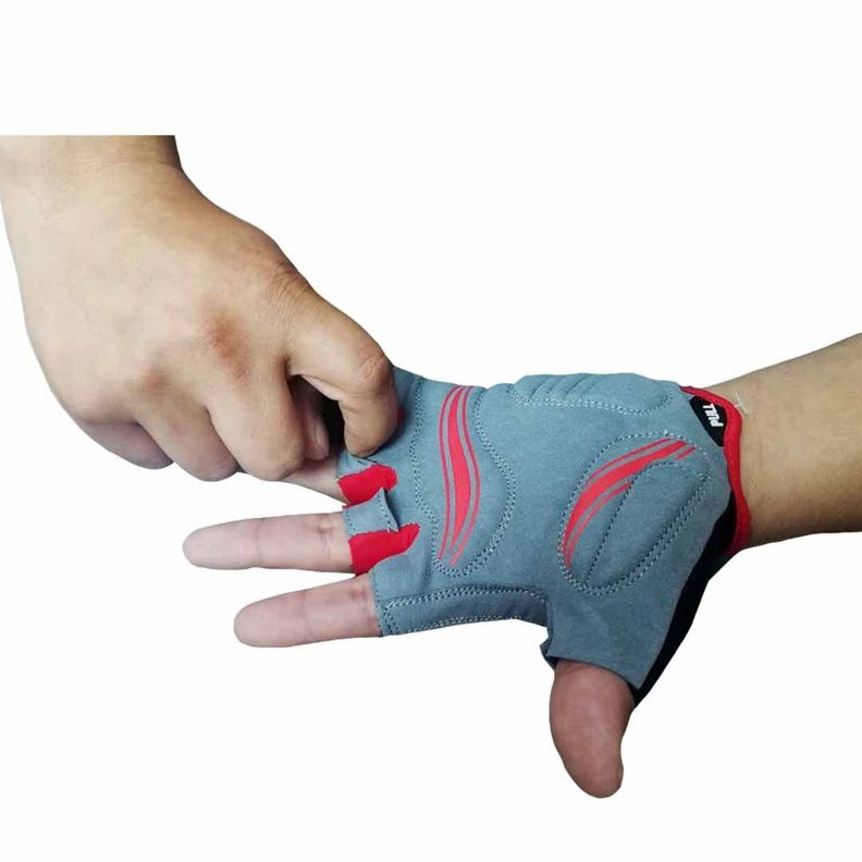Guante Corto Onwheels Rojo/negro-5