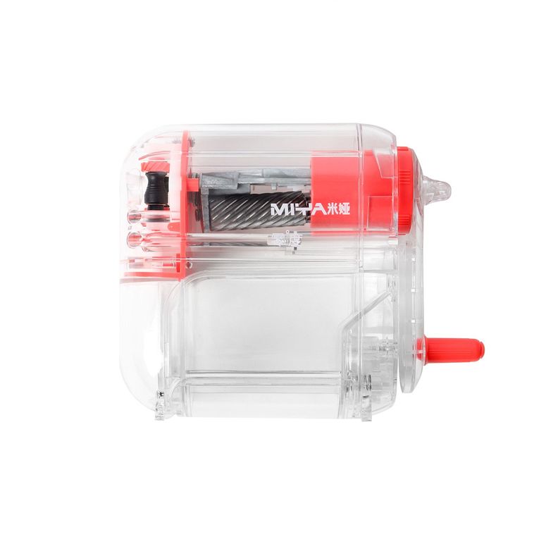 MIYA Sacapuntas Profesional New Zero Blanco Transparente
