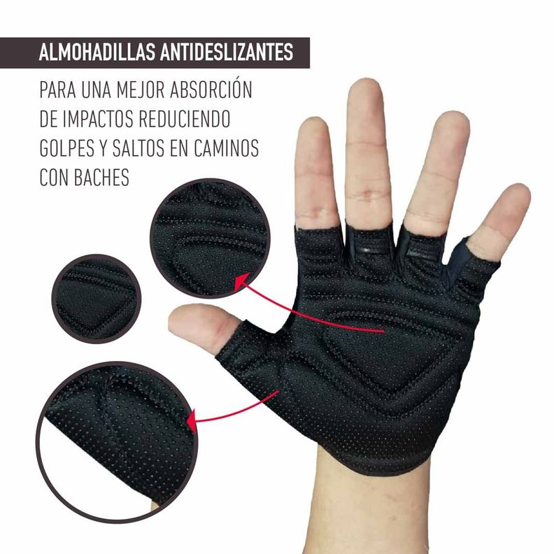 Guante Corto Ow Negro-5