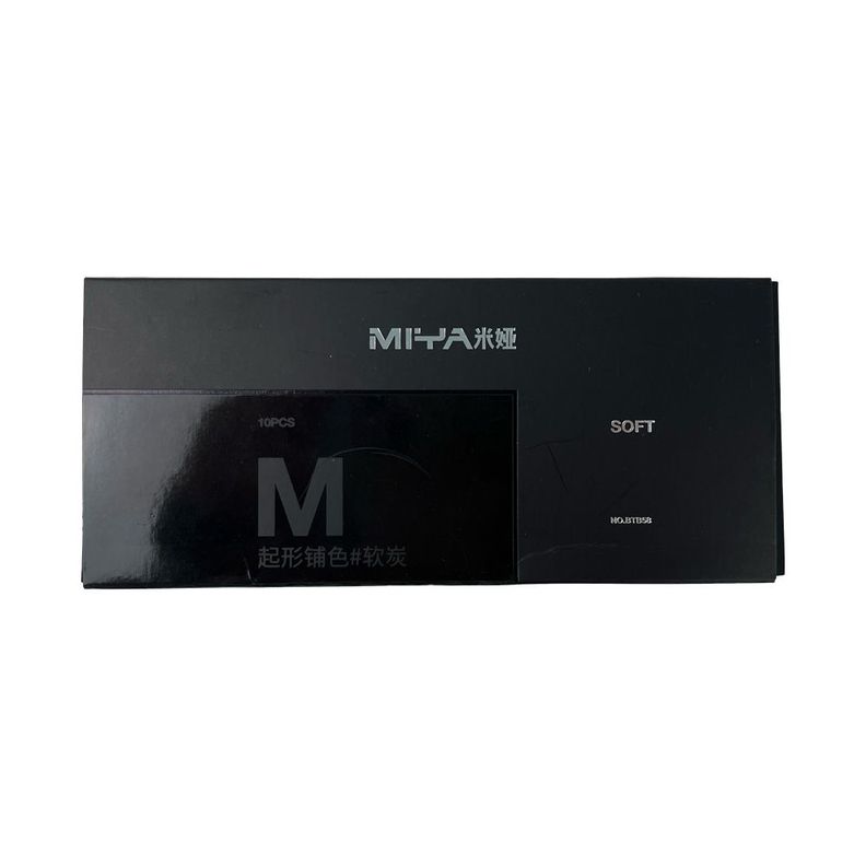 LÁPIZ MIYA M SERIES, LÁPIZ DE CARBÓN 10UNDS, SUAVE-0
