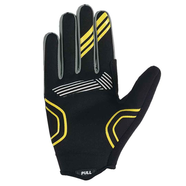 Guante Largo Touch Para Bicicleta Onweels Amarillo/negro-2