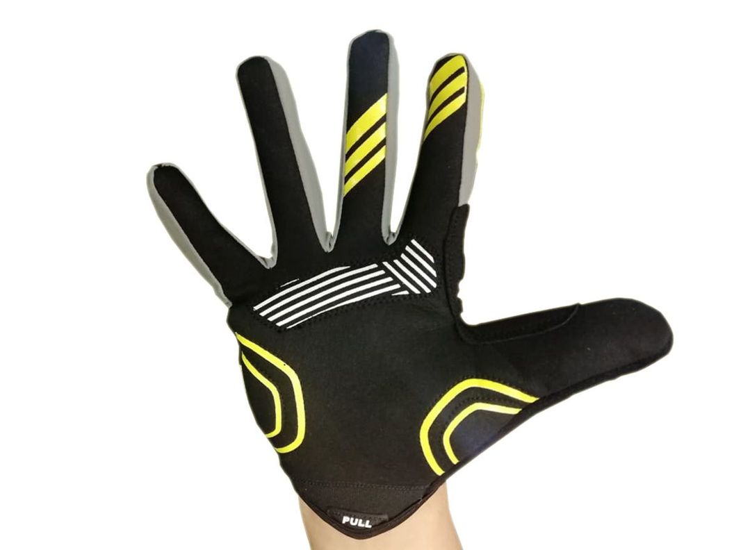 Guante Largo Touch Para Bicicleta Onweels Amarillo/negro-3