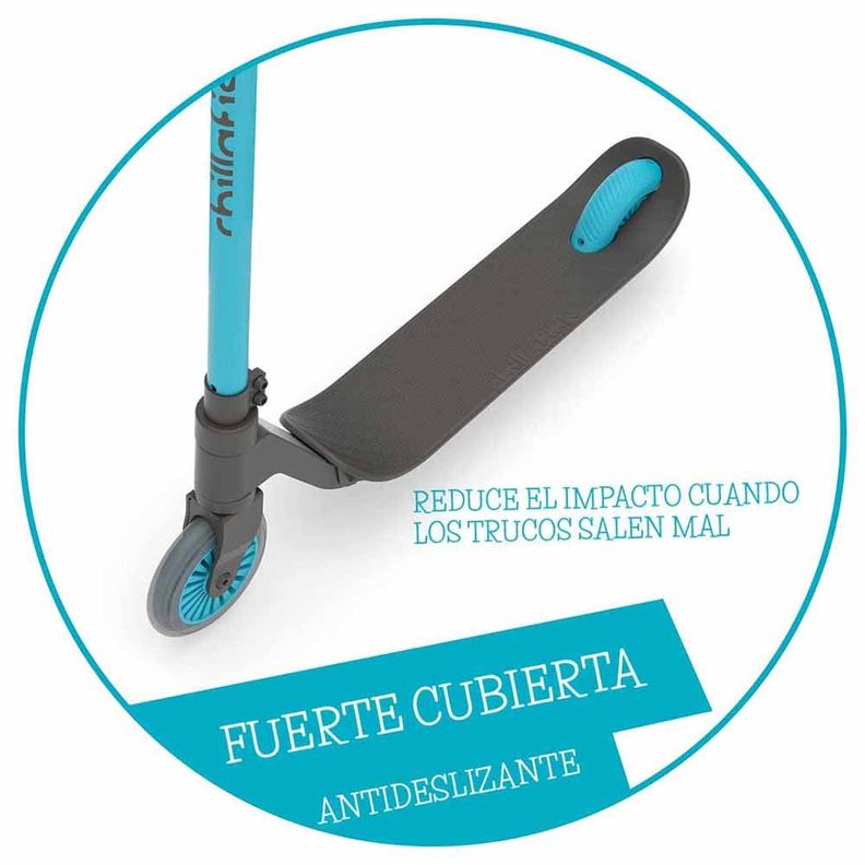 Scooter Acrobático Clásico Stunti Chillafish Azul-4
