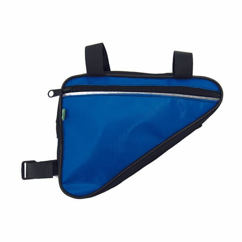 BOLSO TRIANGULO IMPERMEABLE DOS POSICIONES AZUL