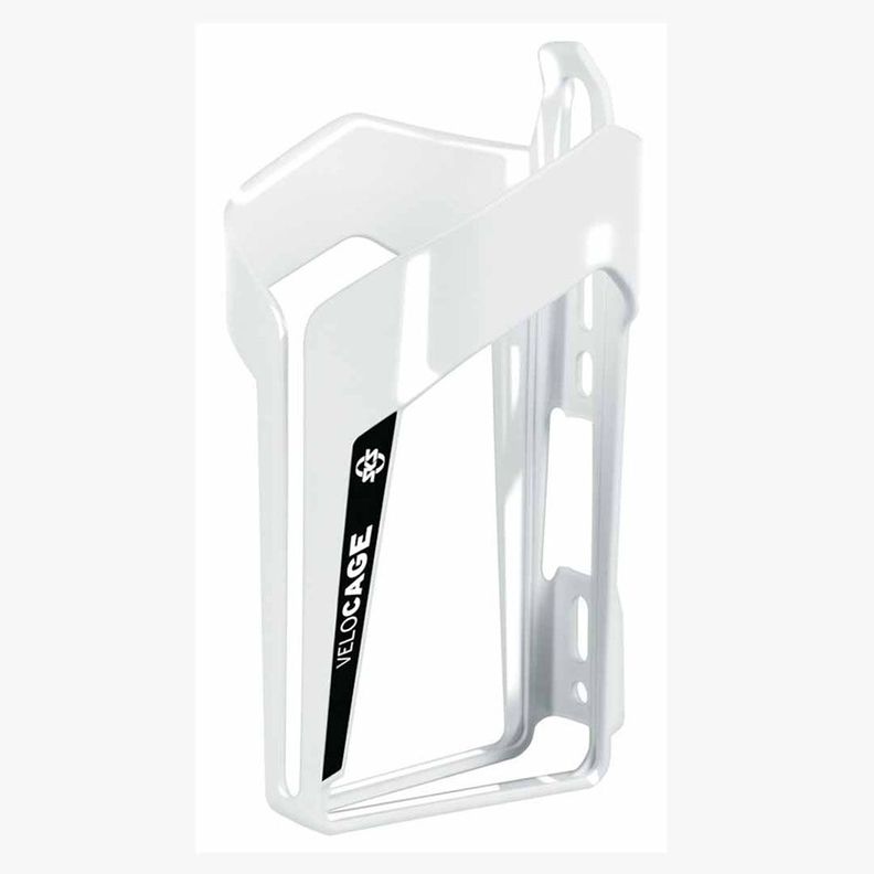 Porta Caramayola Velocage White Glossy Para Bicicleta Sks-0