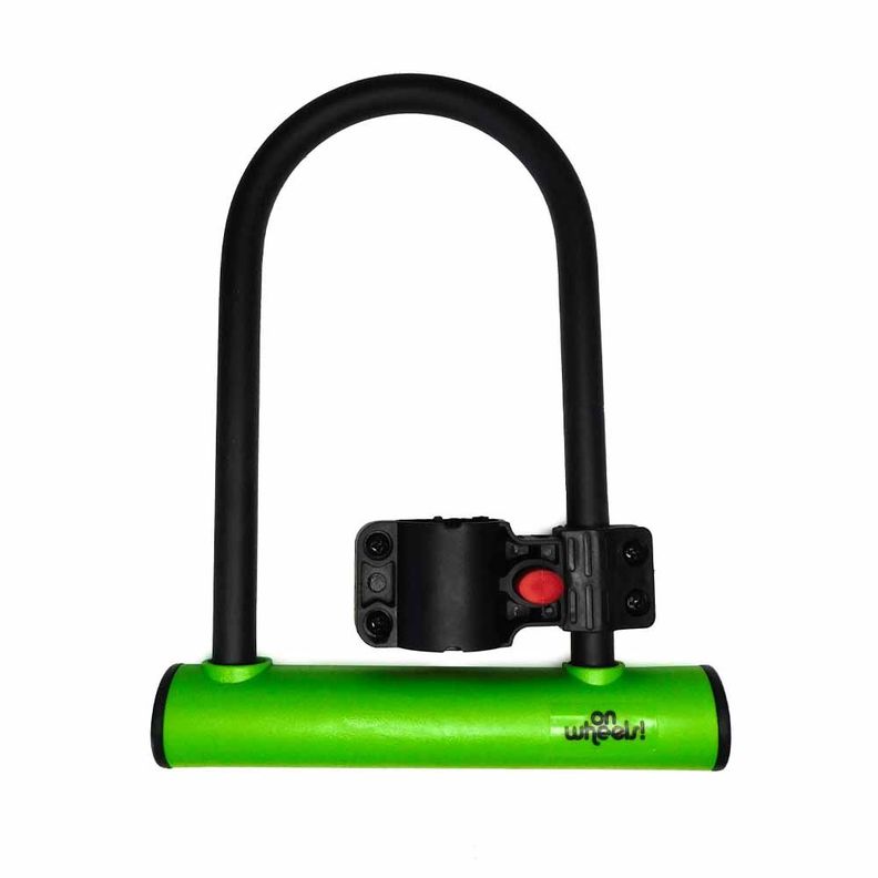 Candado U-lock Onwheels Corto Con  Soporte - Verde-0